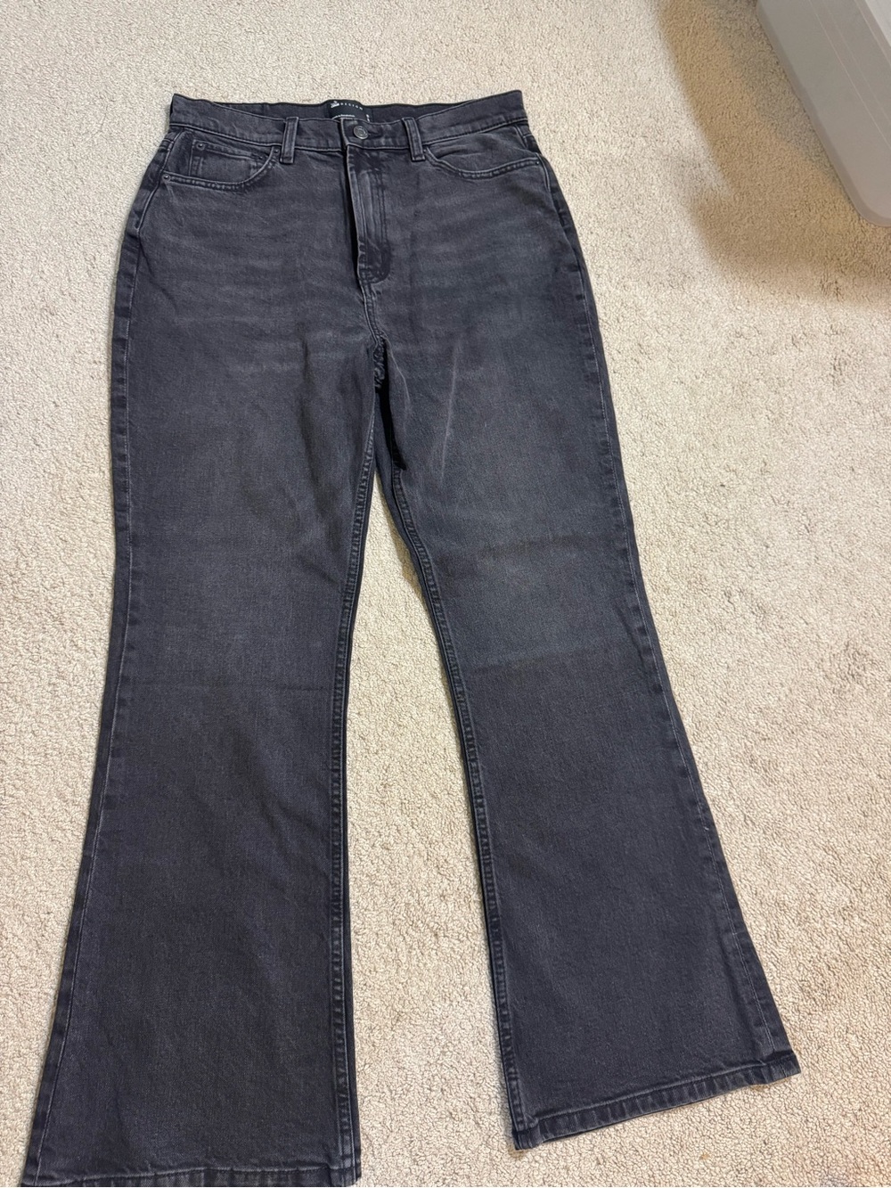 Women’s ASOS Soft Black Flare Jeans sz 30